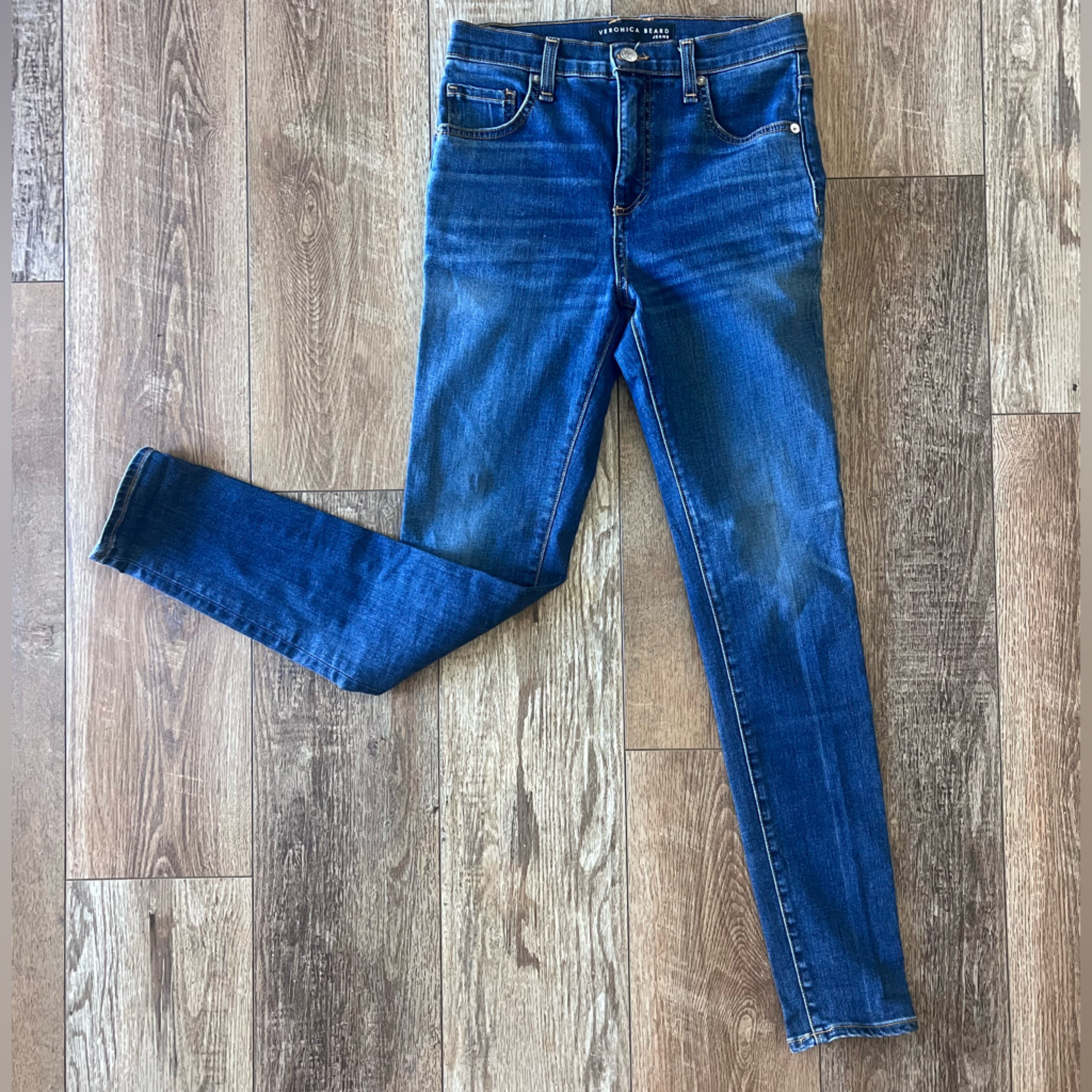 Veronica Beard Dark Blue Denim Jeans